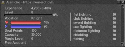 Signature for player Alanloko