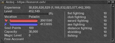 Signature for player Anteq