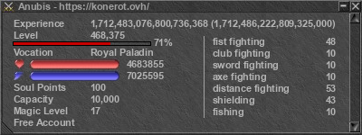 Signature for player Anubis