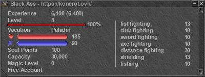 Signature for player Black Ass