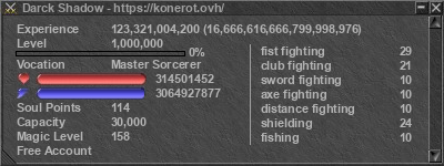 Signature for player Darck Shadow