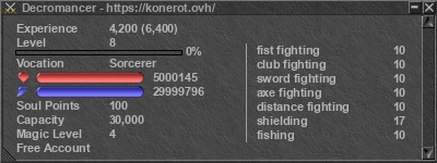 Signature for player Decromancer