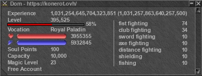 Signature for player Dom