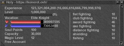 Signature for player Holy