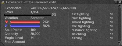 Signature for player Howlispirit