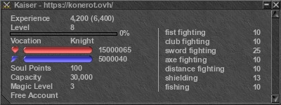 Signature for player Kaiser