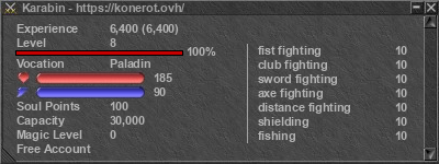 Signature for player Karabin