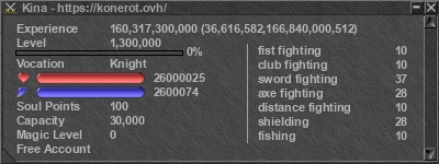 Signature for player Kina