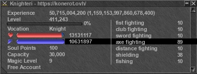 Signature for player Knighteri