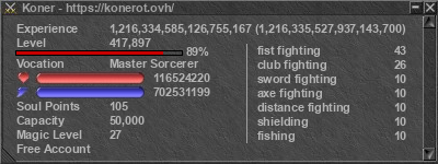 Signature for player Koner