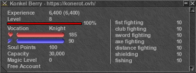 Signature for player Konkel Berry