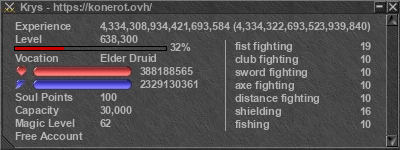 Signature for player Krys