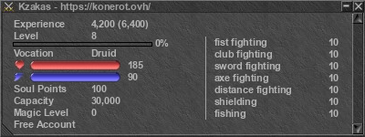 Signature for player Kzakas