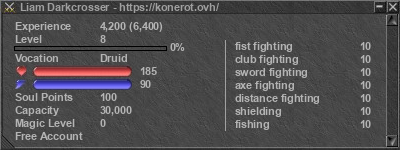 Signature for player Liam Darkcrosser