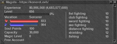 Signature for player Magots