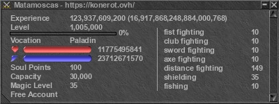 Signature for player Matamoscas