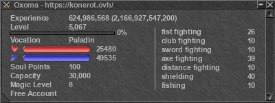 Signature for player Oxoma