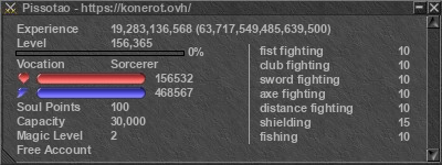 Signature for player Pissotao