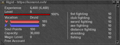 Signature for player Rigid