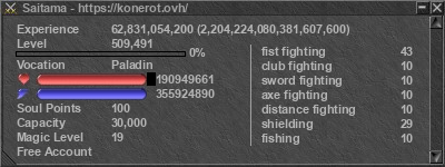 Signature for player Saitama