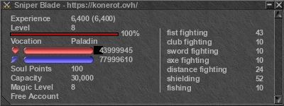 Signature for player Sniper Blade