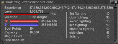 Signature for player Underdog