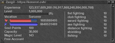 Signature for player Zangil